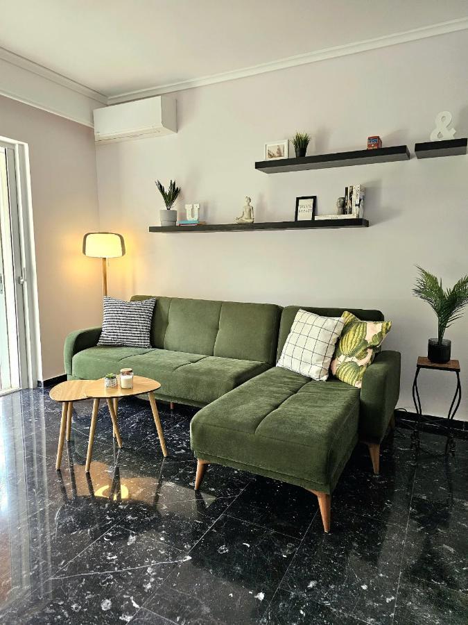 Modern Garden View Apt In Voula, Athens - Luxe Eksteriør bilde